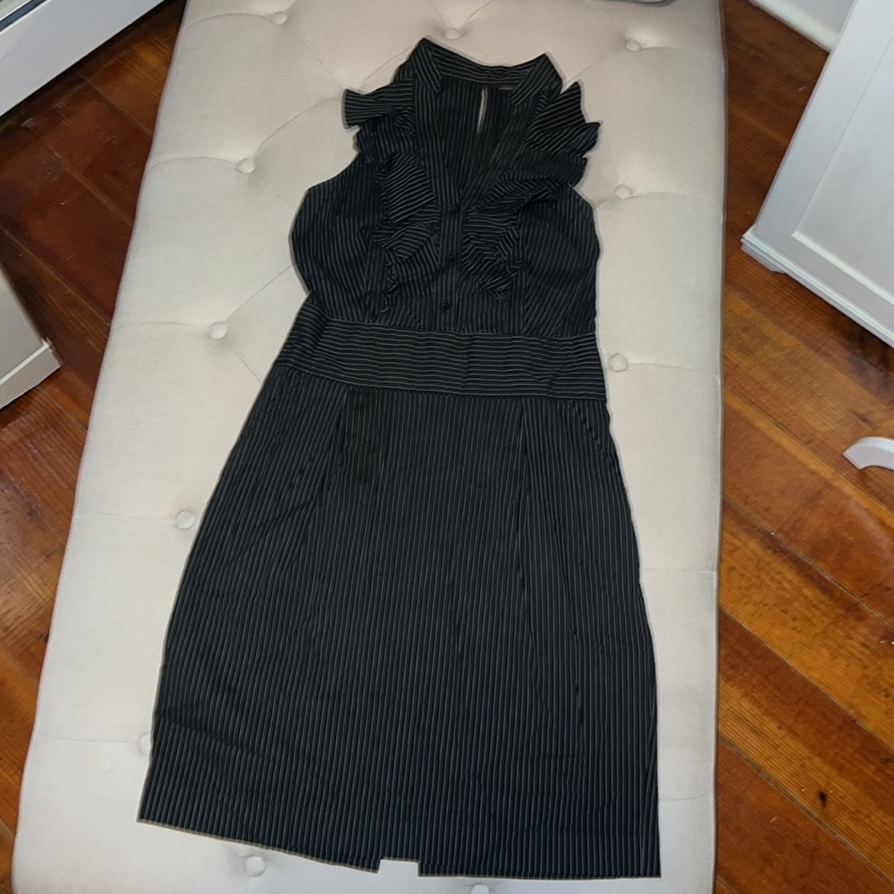 Express Pinstripe, pencil skirt dress - Picture 7 of 8
